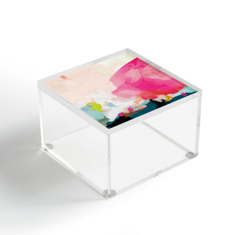 lunetricotee pink sky Acrylic Box