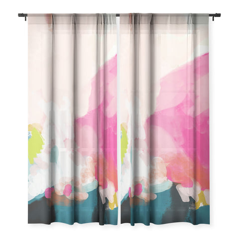 lunetricotee pink sky Sheer Non Repeat