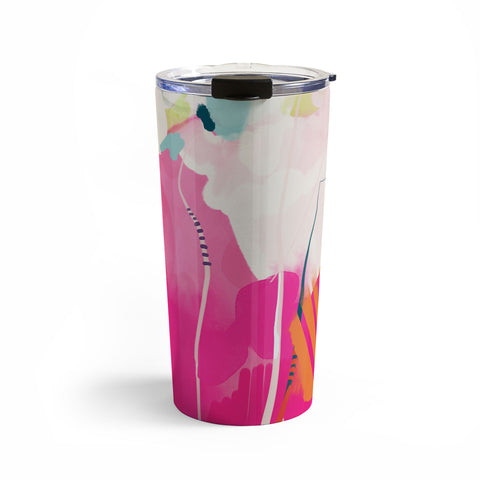 lunetricotee pink sky II Travel Mug