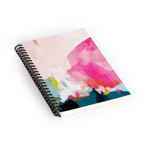 lunetricotee pink sky Spiral Notebook
