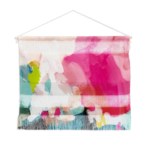 lunetricotee pink sky Wall Hanging Landscape