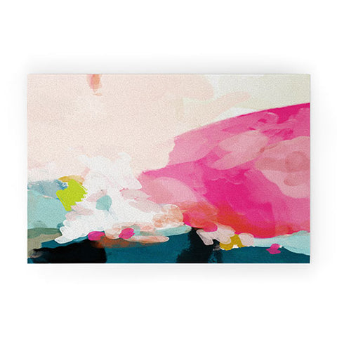 lunetricotee pink sky Welcome Mat