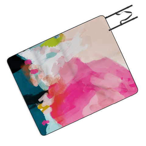 lunetricotee pink sky Picnic Blanket
