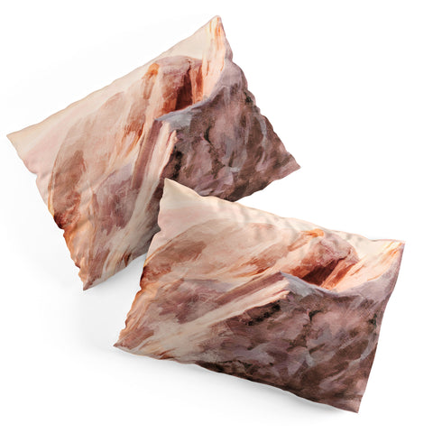 lunetricotee snow mountains landscape Pillow Shams