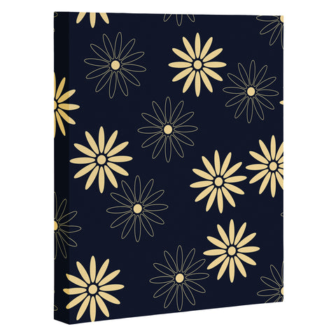 Lyman Creative Co Celestial Flowers Art Canvas