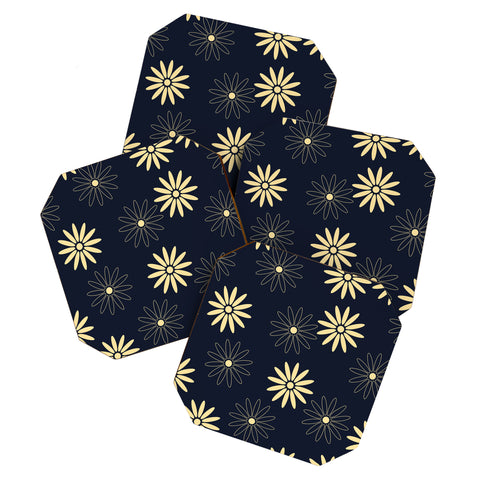 Lyman Creative Co Celestial Flowers Coaster Set