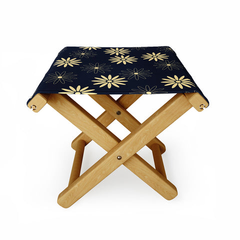 Lyman Creative Co Celestial Flowers Folding Stool
