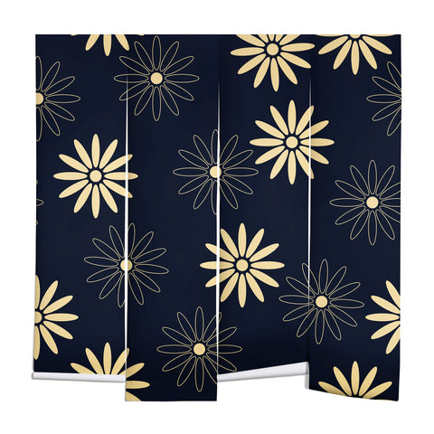 Lyman Creative Co Celestial Flowers Wall Mural