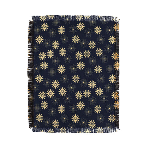 Lyman Creative Co Celestial Flowers Throw Blanket