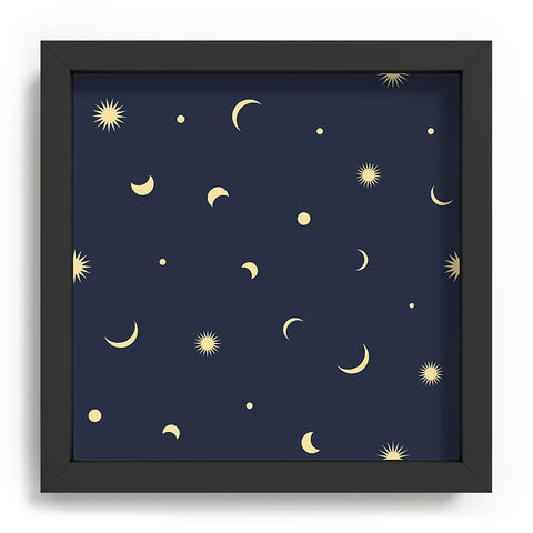 Lyman Creative Co Celestial Moon and Stars Recessed Framing Square