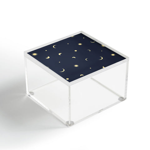 Lyman Creative Co Celestial Moon and Stars Acrylic Box