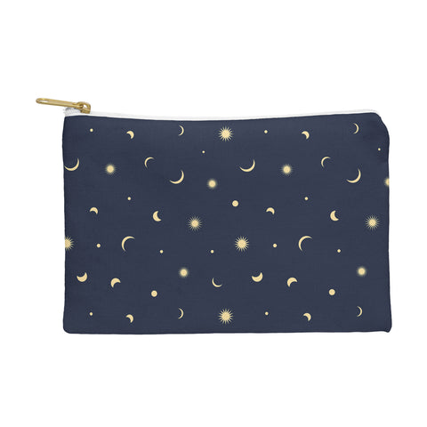 Lyman Creative Co Celestial Moon and Stars Pouch