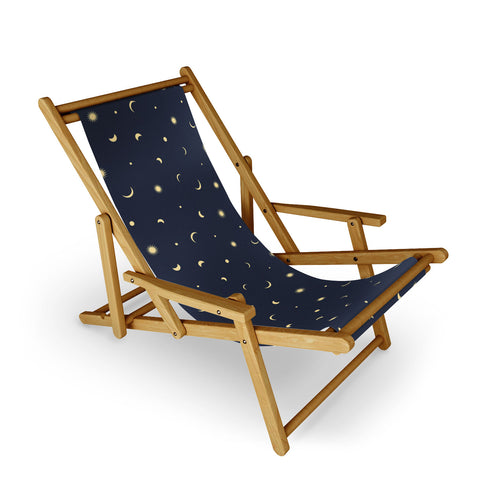 Lyman Creative Co Celestial Moon and Stars Sling Chair