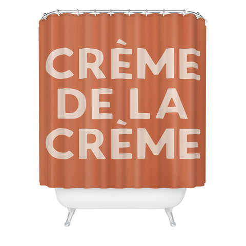 Lyman Creative Co Creme de la Creme French Retro Shower Curtain