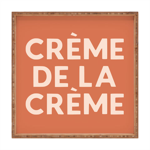 Lyman Creative Co Creme de la Creme French Retro Square Tray