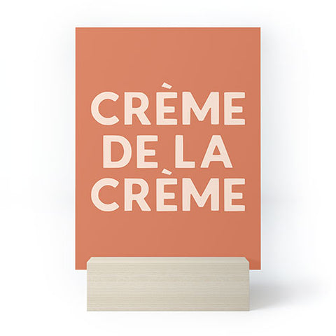 Lyman Creative Co Creme de la Creme French Retro Mini Art Print