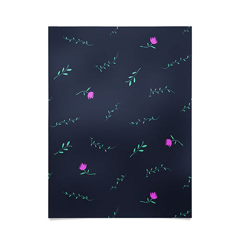 Lyman Creative Co Floral Vines Poster