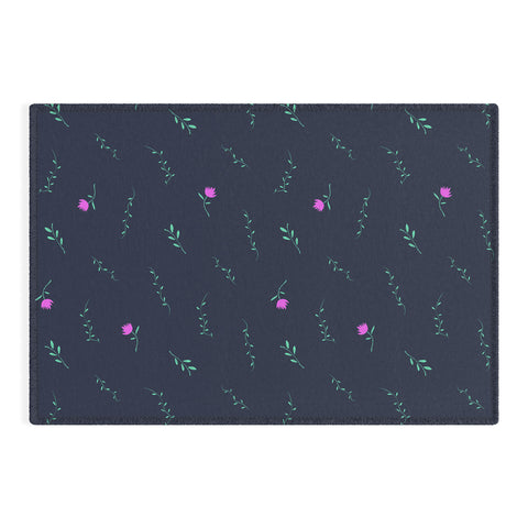 Lyman Creative Co Floral Vines Outdoor Rug