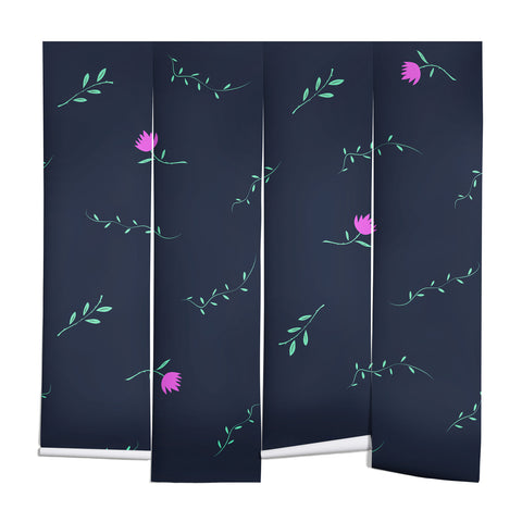 Lyman Creative Co Floral Vines Wall Mural