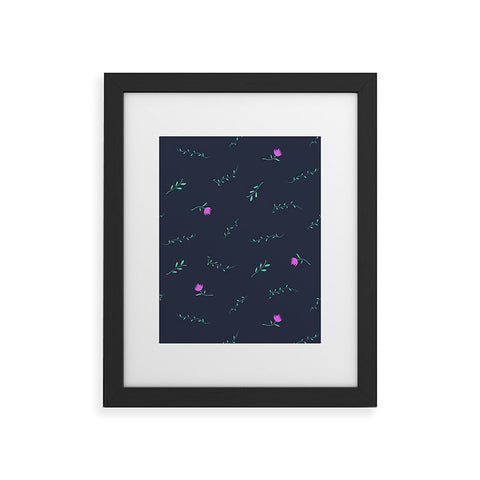 Lyman Creative Co Floral Vines Framed Art Print