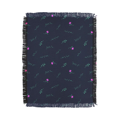 Lyman Creative Co Floral Vines Throw Blanket