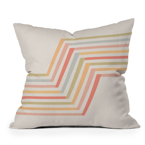 Lyman Creative Co Geometric Terraces 2 Outdoor Throw Pillow