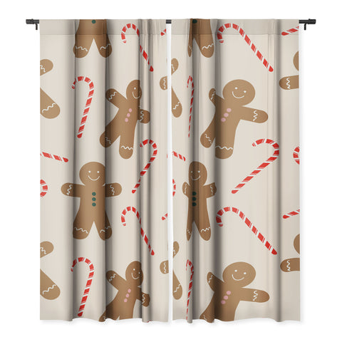 Lyman Creative Co Gingerbread Man Candy Cane Blackout Non Repeat