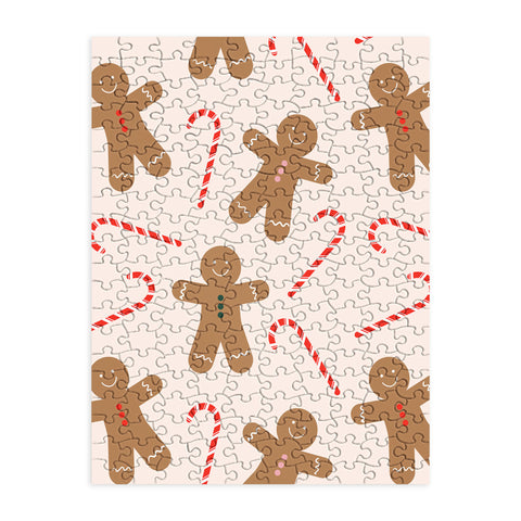 Lyman Creative Co Gingerbread Man Candy Cane Puzzle