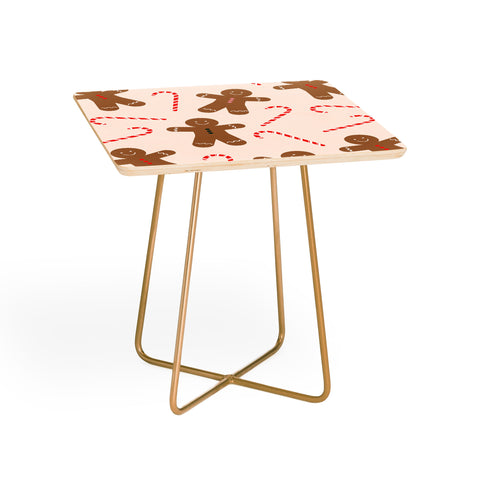 Lyman Creative Co Gingerbread Man Candy Cane Side Table