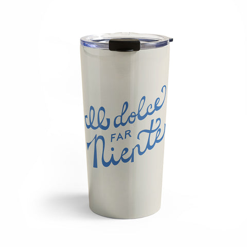 Lyman Creative Co Il dolce far niente Italian Travel Mug