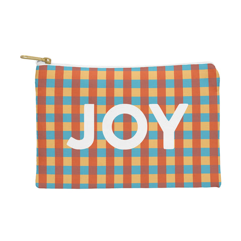 Lyman Creative Co Joy in Christmas Plaid Pouch