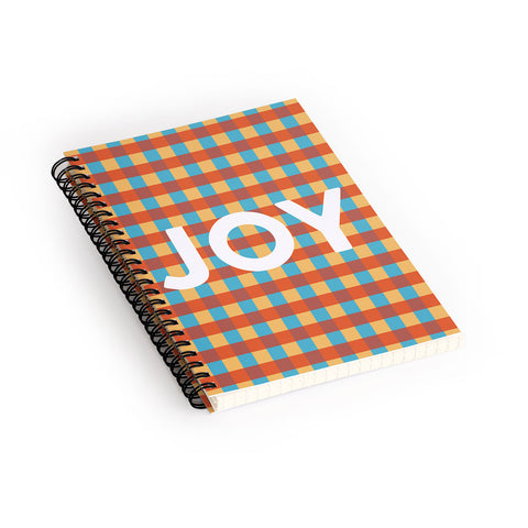 Lyman Creative Co Joy in Christmas Plaid Spiral Notebook