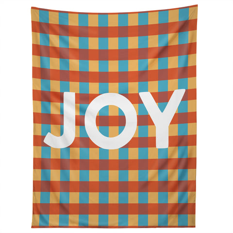 Lyman Creative Co Joy in Christmas Plaid Tapestry