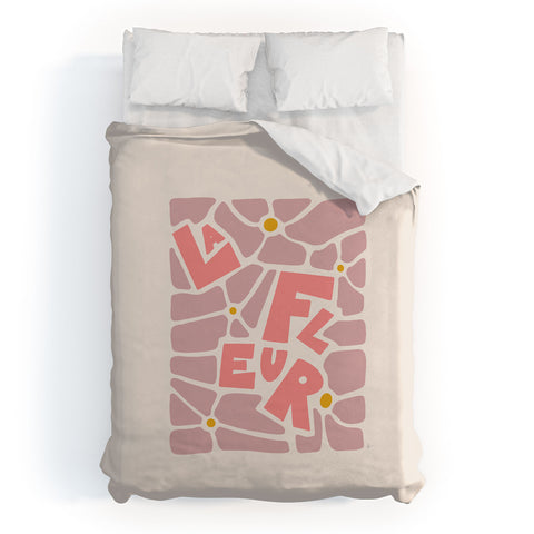 Lyman Creative Co La Fleur French Flower Duvet Cover