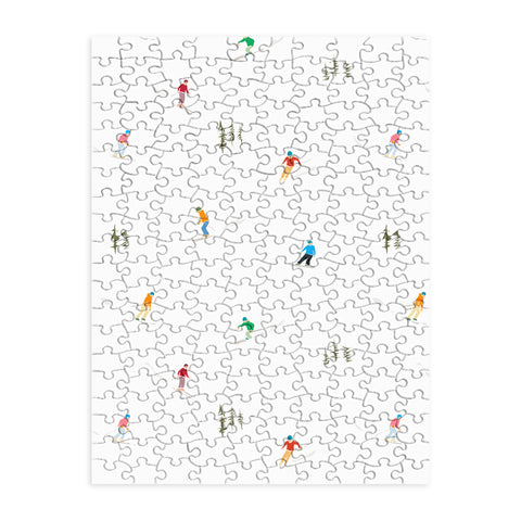 Lyman Creative Co Mountain Skiers Pattern Puzzle
