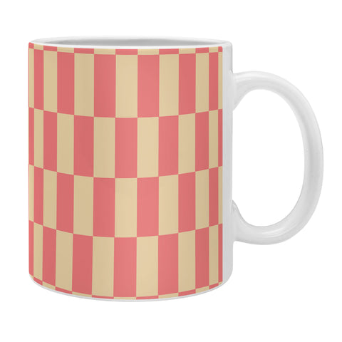 Lyman Creative Co Narrow Check Pattern Retro Co Coffee Mug