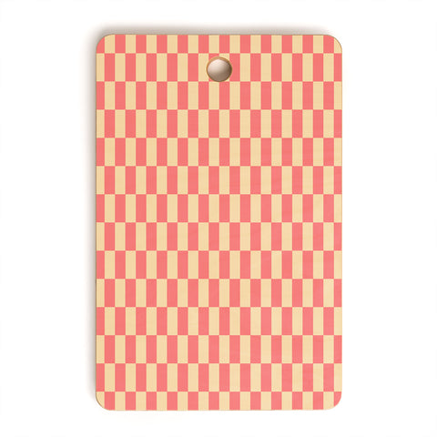 Lyman Creative Co Narrow Check Pattern Retro Co Cutting Board Rectangle