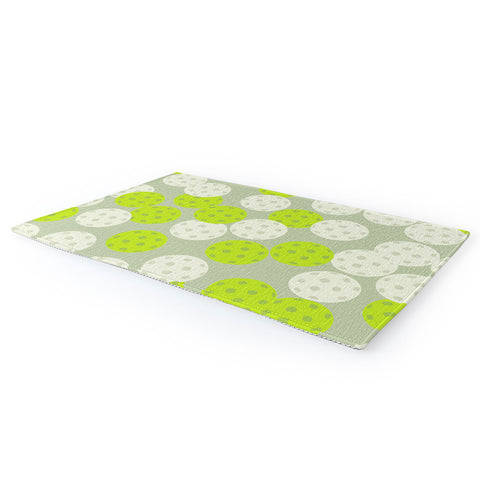 Lyman Creative Co Pickleball Ball Pattern Area Rug