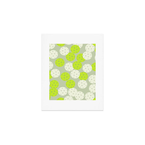 Lyman Creative Co Pickleball Ball Pattern Art Print