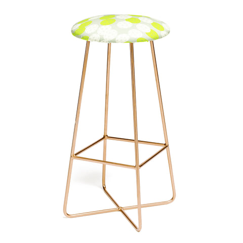 Lyman Creative Co Pickleball Ball Pattern Bar Stool