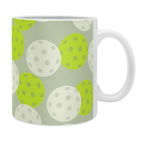 Lyman Creative Co Pickleball Ball Pattern Coffee Mug
