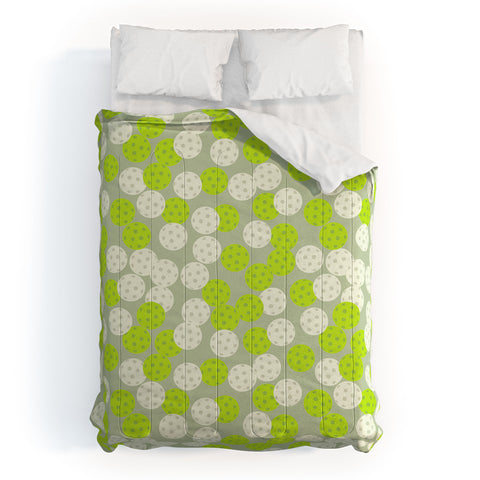 Lyman Creative Co Pickleball Ball Pattern Comforter