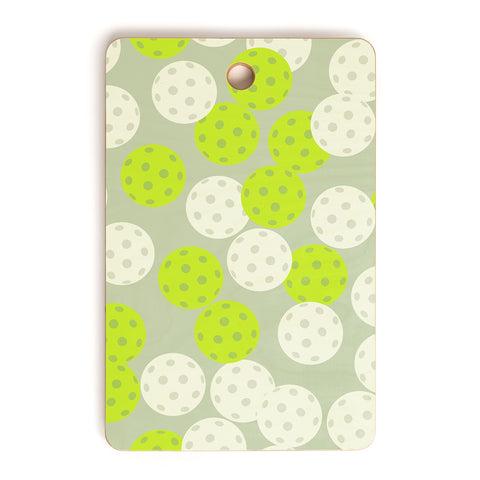 Lyman Creative Co Pickleball Ball Pattern Cutting Board Rectangle