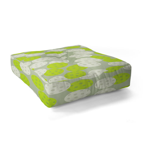 Lyman Creative Co Pickleball Ball Pattern Floor Pillow Square