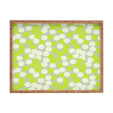 Lyman Creative Co Pickleball Ball Pattern Rectangular Tray