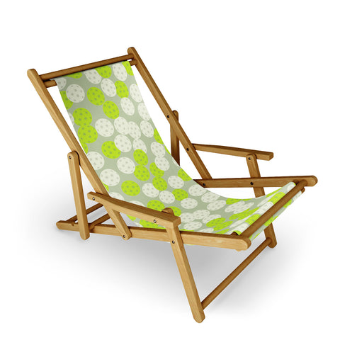 Lyman Creative Co Pickleball Ball Pattern Sling Chair