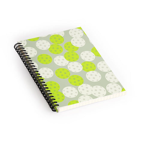 Lyman Creative Co Pickleball Ball Pattern Spiral Notebook