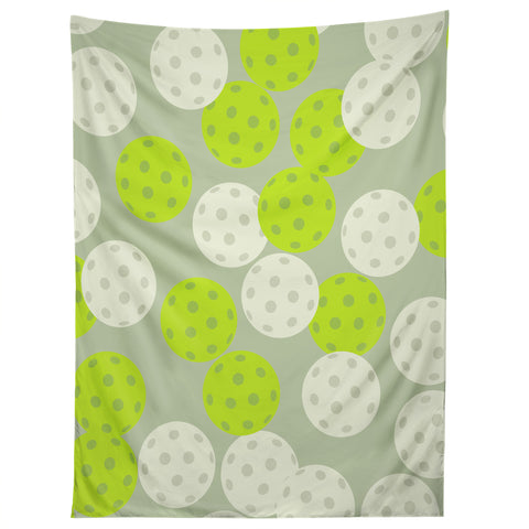 Lyman Creative Co Pickleball Ball Pattern Tapestry
