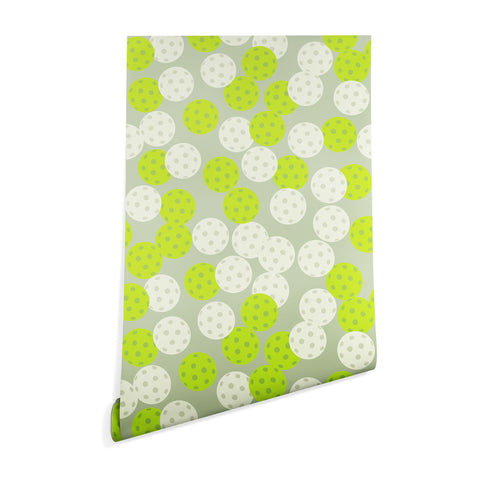 Lyman Creative Co Pickleball Ball Pattern Wallpaper