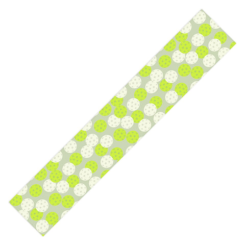 Lyman Creative Co Pickleball Ball Pattern Table Runner